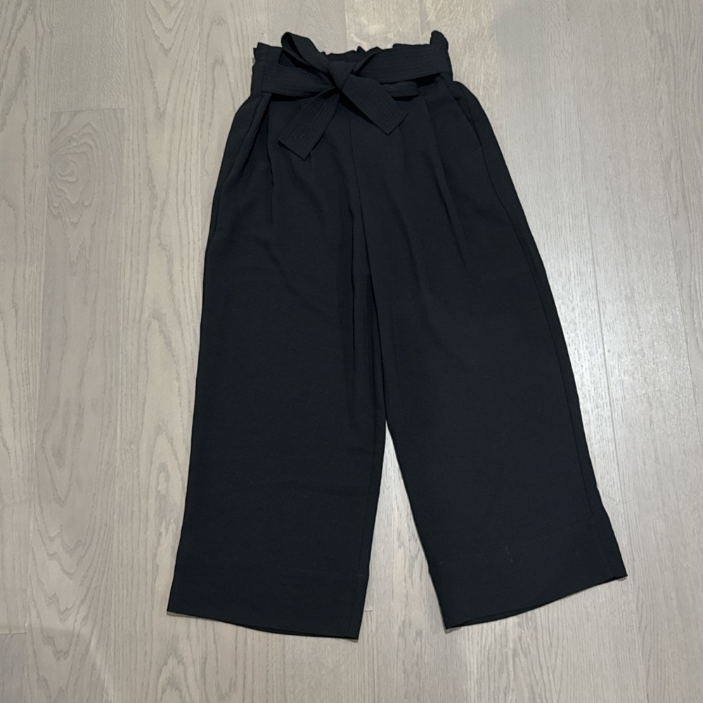 Madewell Tie-Waist Huston Pull-On Crop Pants